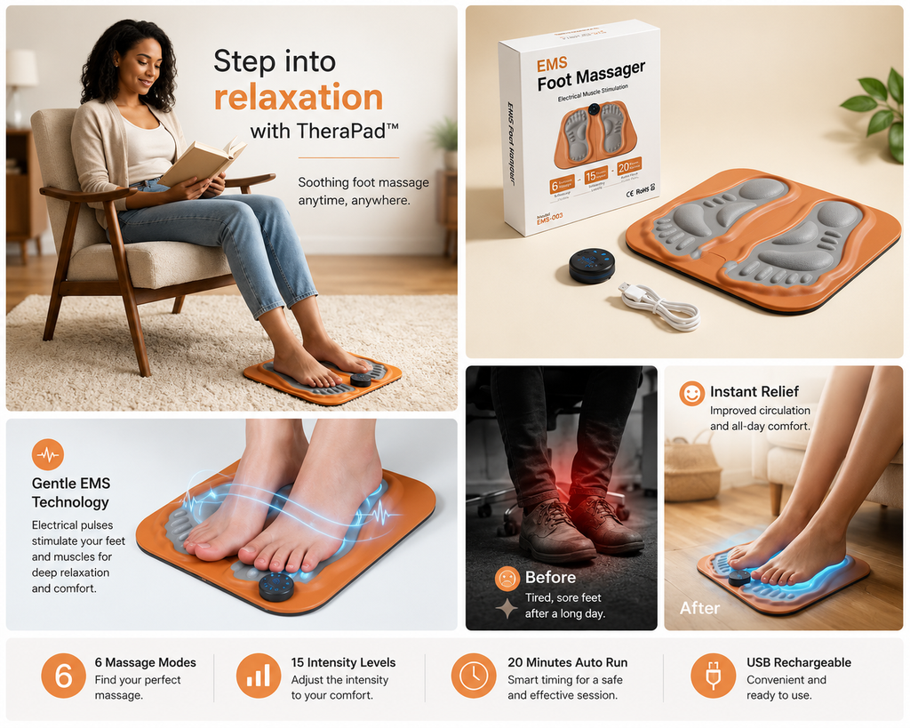 TheraPad™ EMS Foot Massager